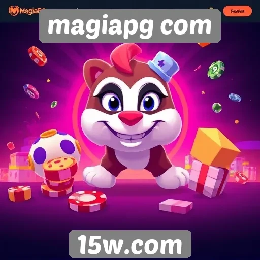 Interface amigável do site Magiapg com para jogadores iniciantes